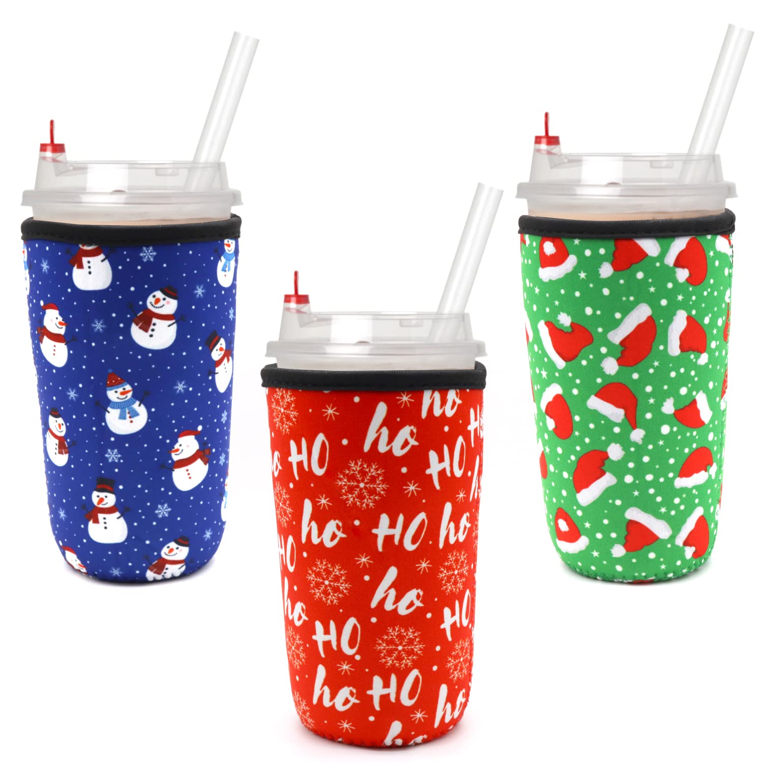 Amazon.com: Reusable Iced Coffee Sleeve for Cold Drink Cups